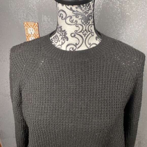 Abound Womens Thermal Pullover Solid Color Long Sleeves Crew Neck Stretch. Sz XS - Picture 4 of 11